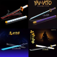 936pcs japanese anime roronoa zoro katana sword model building blocks cosplay ninja knife simulation weapon bricks boy toys gift