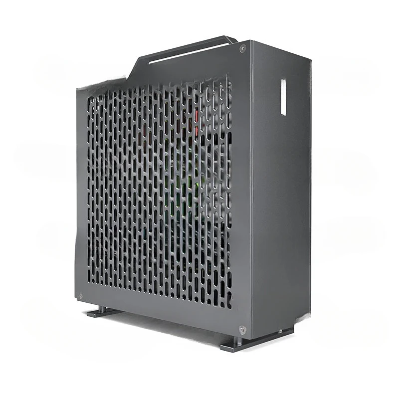 Spot Lzmod A24-V5 2 0 два слота один дисплей 1U блок питания ITX шасси с двухсторонней