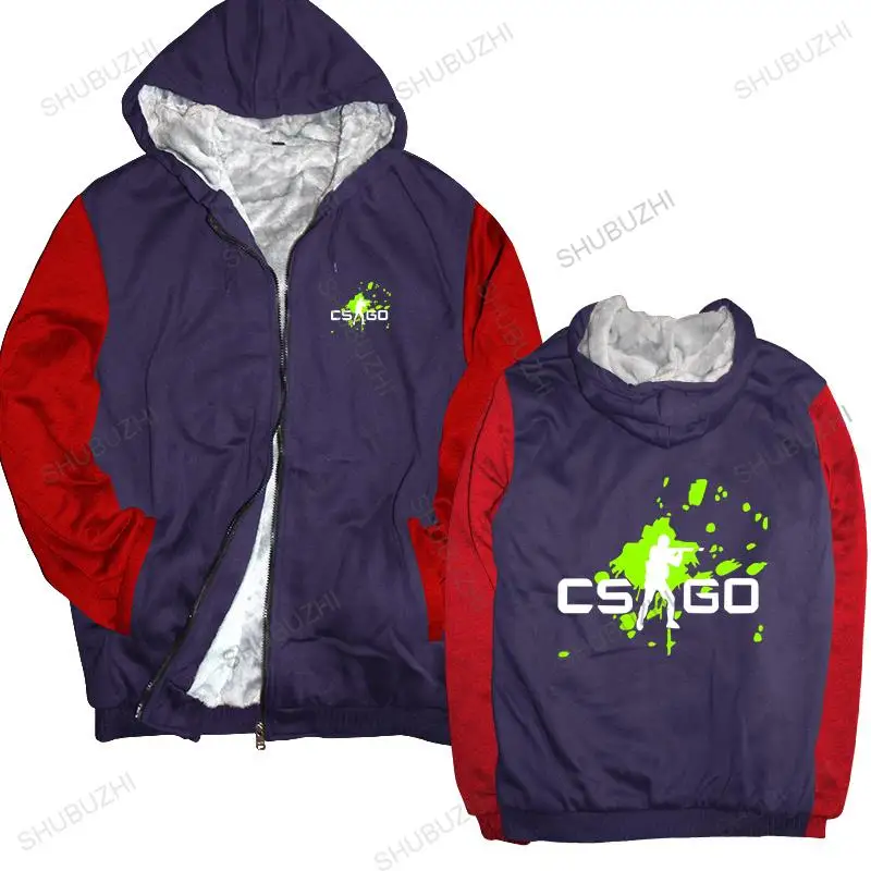 

cotton man hoodies winter jacket New Counter Strike Global Offensive CS:GO Logo unisex brand winter hoody