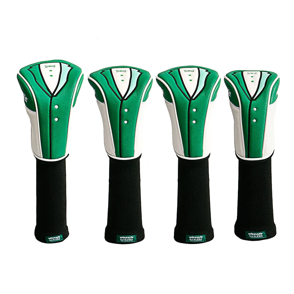 

NEW Golf Club headcover #1 #3 #5 Wood Headcovers Driver Fairway Woods Cover PU Leather Head Covers Set