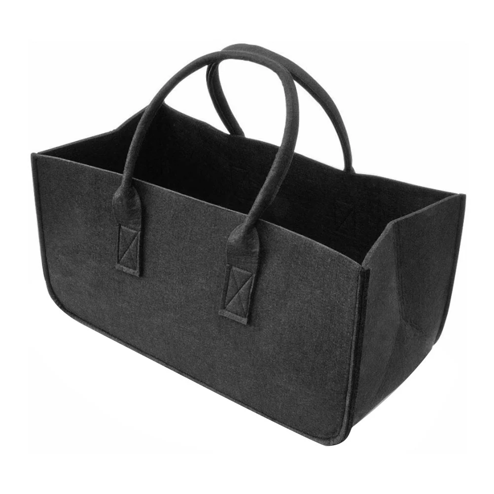 

Durable Logging Bag Kit Multi-functional Firewood Container Kit (Black Color)