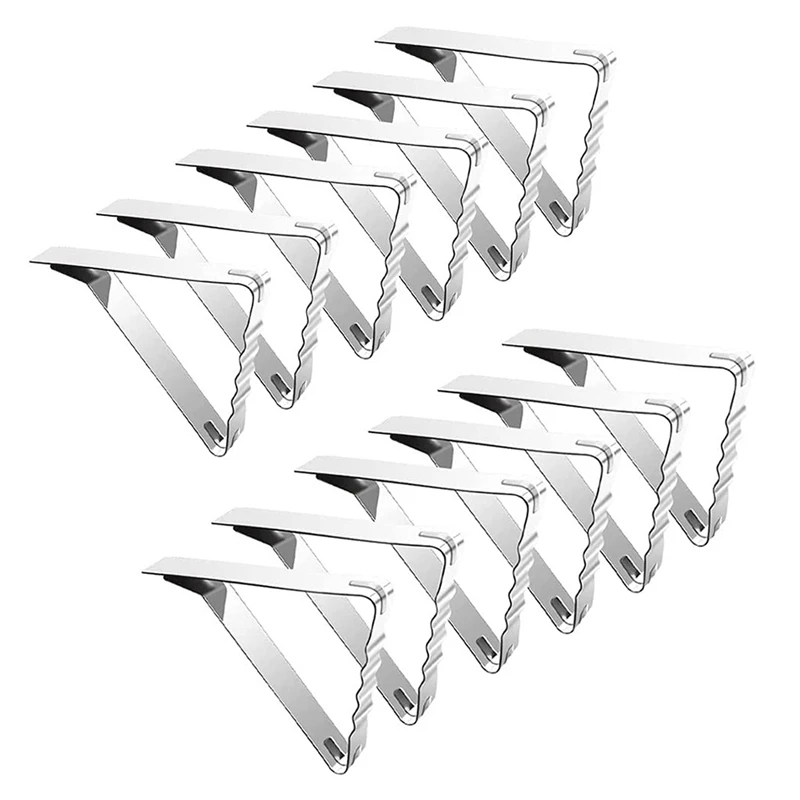 

24 упаковки, искусственная кожа, искусственная ткань для стола, держатели для скатертей для пикников, свадевечерние