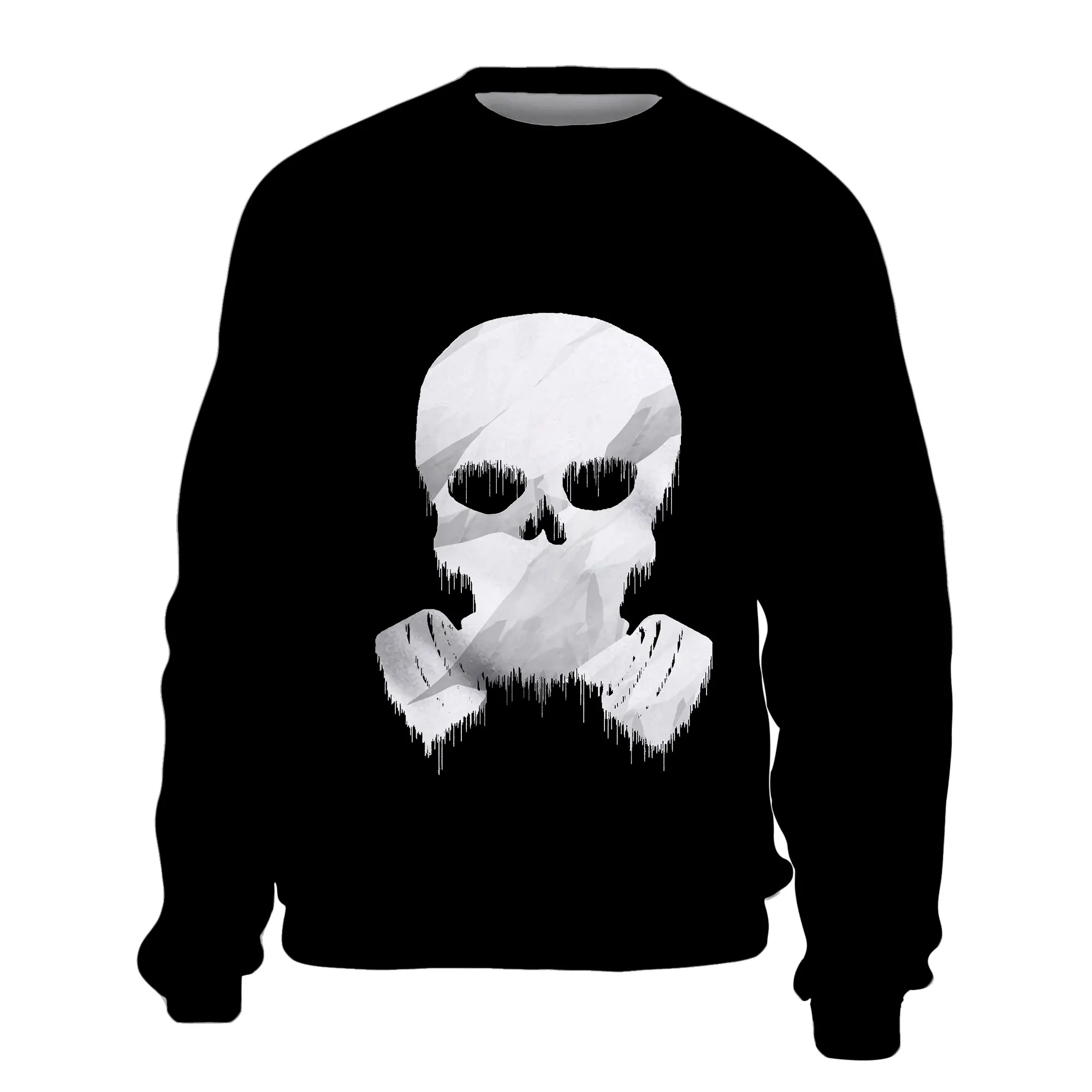 

Europe and America Hoody Shipping Y2k Streetwear Men Clothing Gas Mask Men's Winter Sweater Pattern Oversized Hoodie Fleece Kpop