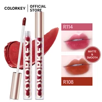 colorkey matte lipgloss lightweight lip gloss smooth liquid lipstick waterproof lip tint long lasting plumper shiny lips makeup