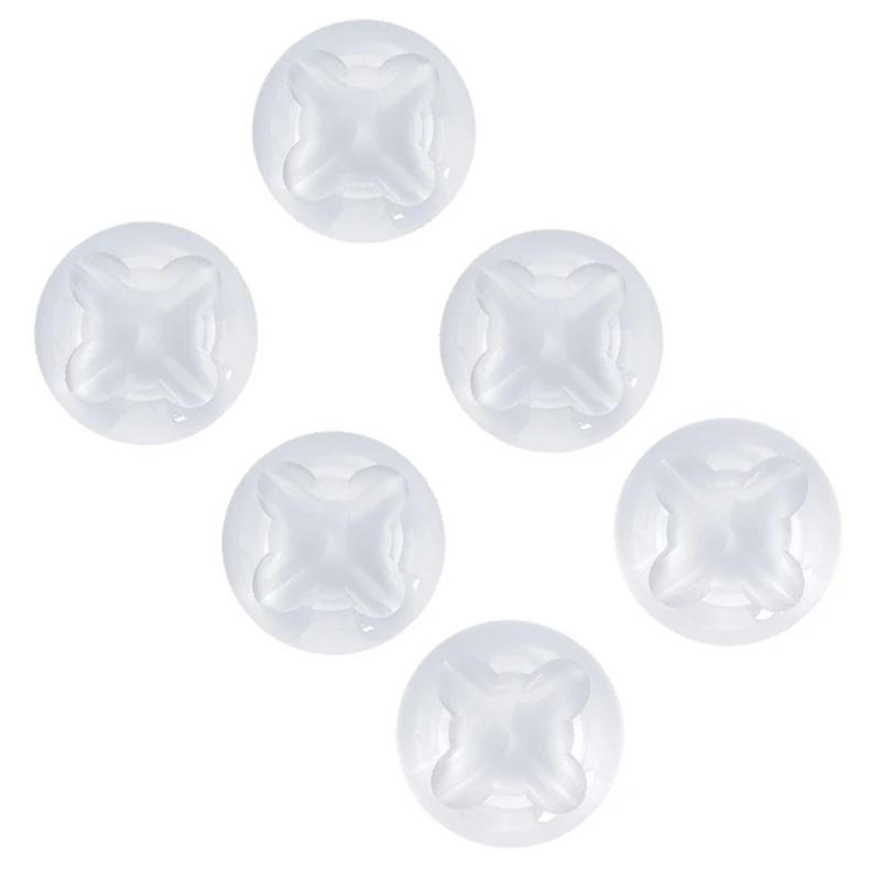 6 шт. прозрачные дверные стопоры настенная защита-клейкая многоразовая защита