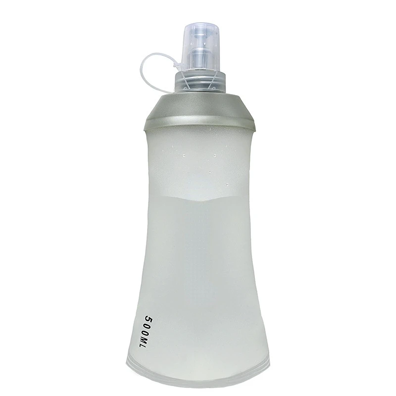 

Outdoor Sports Folding Soft Water Bottle Riding Cross-country Running Mountaineering Replenishment Bottle Storage 250-450-500ml