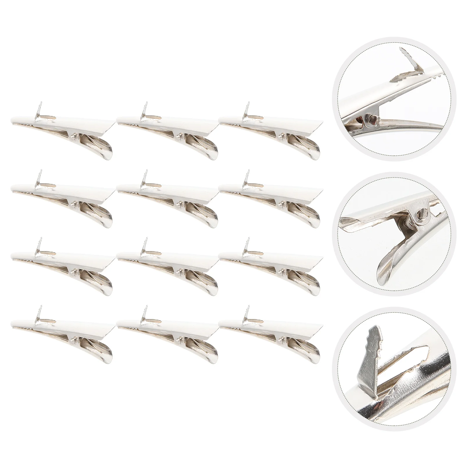 

Clips Christmasclip Clamps Ornament Tree Alligator Metal Crocodile Adornment Test Flowers Clamp Hooksflower Miniholders Silver
