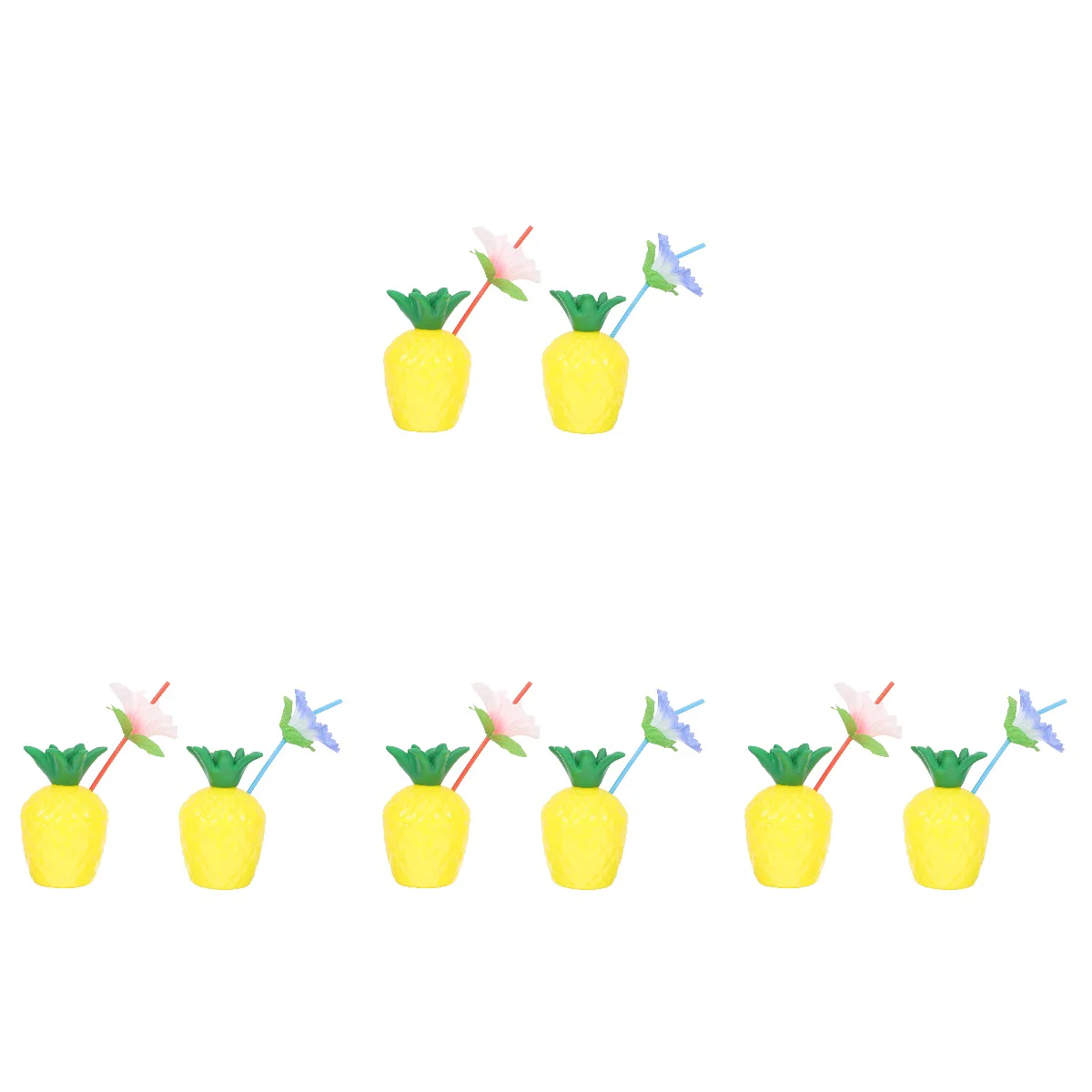 

8 pcs Cartoon Fruit Cups Cocktail Cup Decorative Drinking Cup Tiki Cup