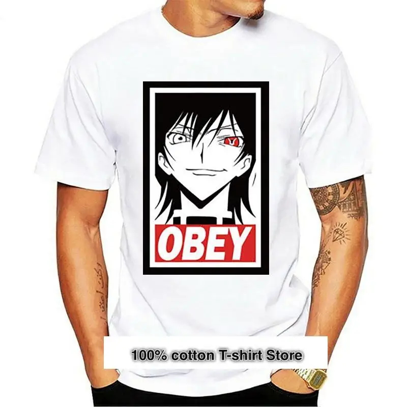 Мужская хлопковая футболка с принтом, в стиле аниме