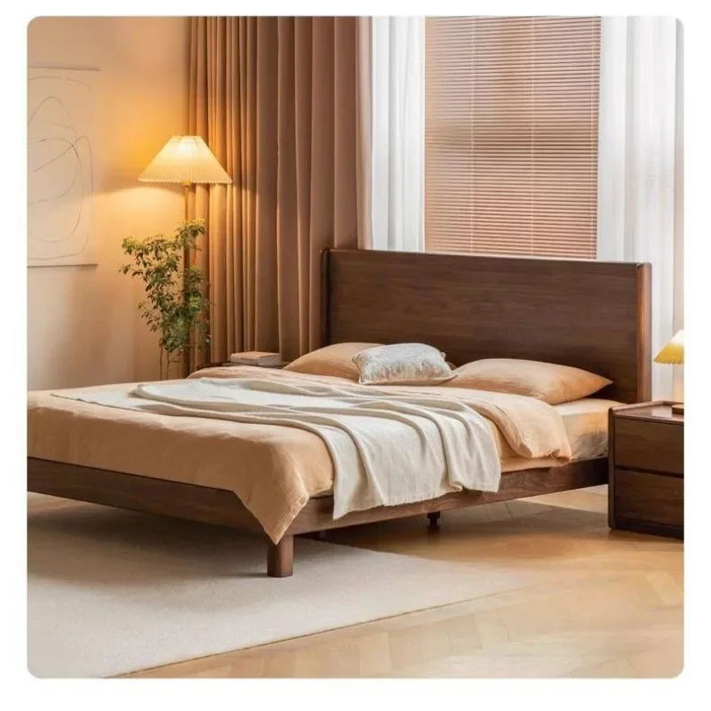 Большая дизайнерская двуспальная кровать основание для спальни европейская