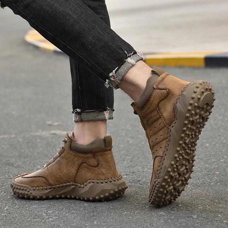 New Men's Comfort Golf Shoes Outdoor Golf Non slip Sports Shoes Men's Winter Warm and Comfortable Snow Shoes Size 38-46