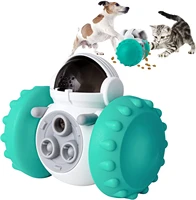 interactive dog toy treat dispensing puppy toys automatic durable puzzle toy slow feeder for small medium large dogs and cats