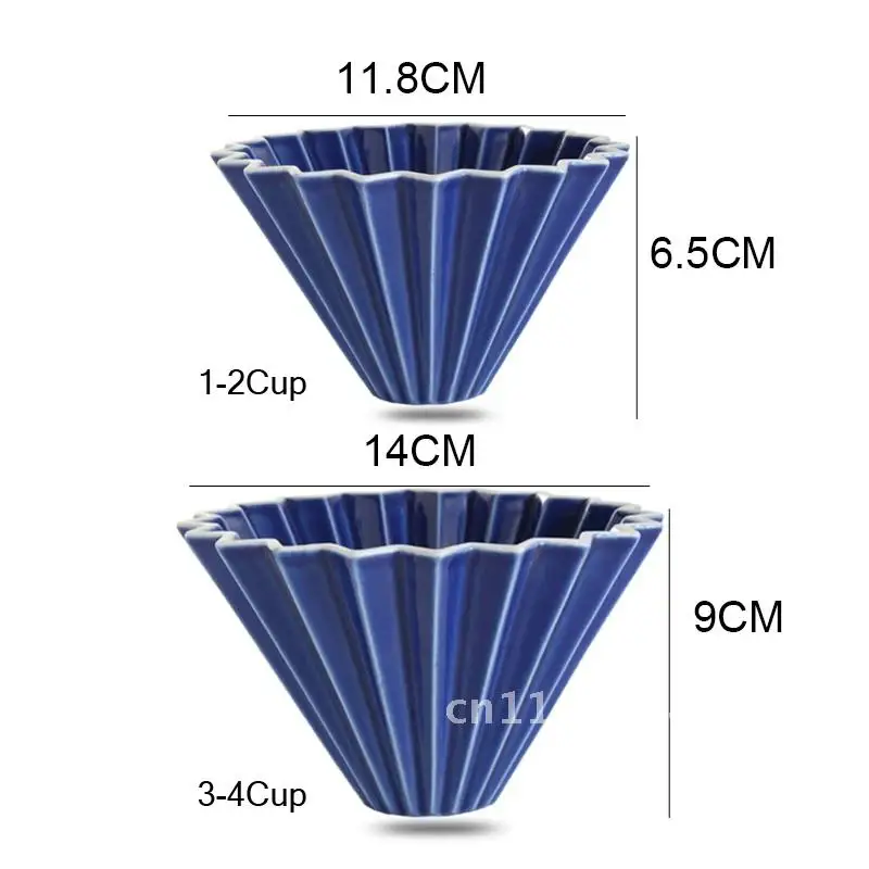 Керамическая Воронка с капельницей чашка фильтром для кофе наполнитель