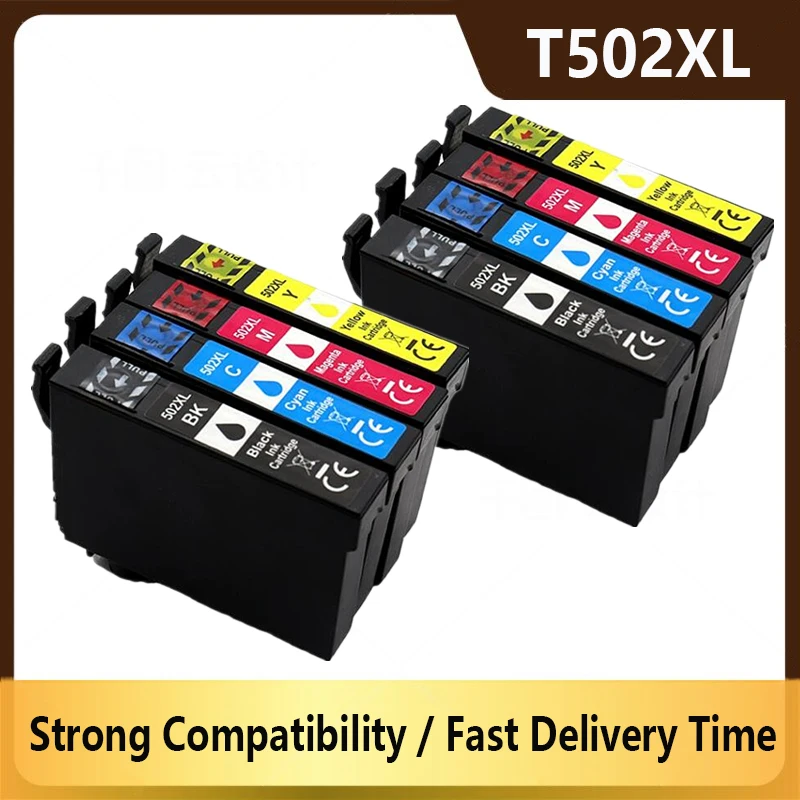 Совместимый картридж 502XL T502 T502XL для принтера Epson Expression Home XP-5100 XP-5105 WorkForce WF-2860DWF