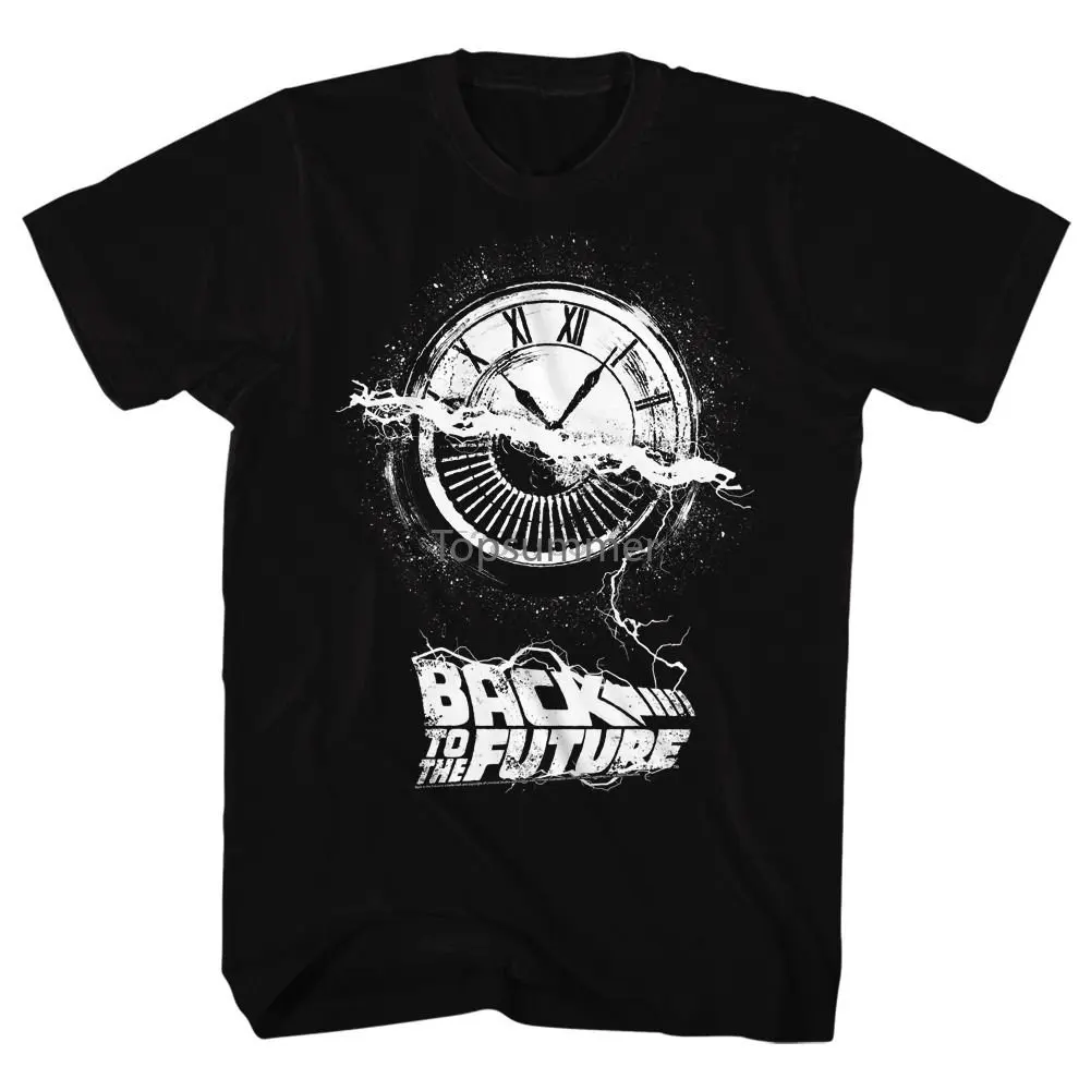 

Back To The Future Movie Wheel Of Time Licensed Adult T Shirt Cool Casual Pride T Shirt Men Unisex New Fashion Tshirt Loose