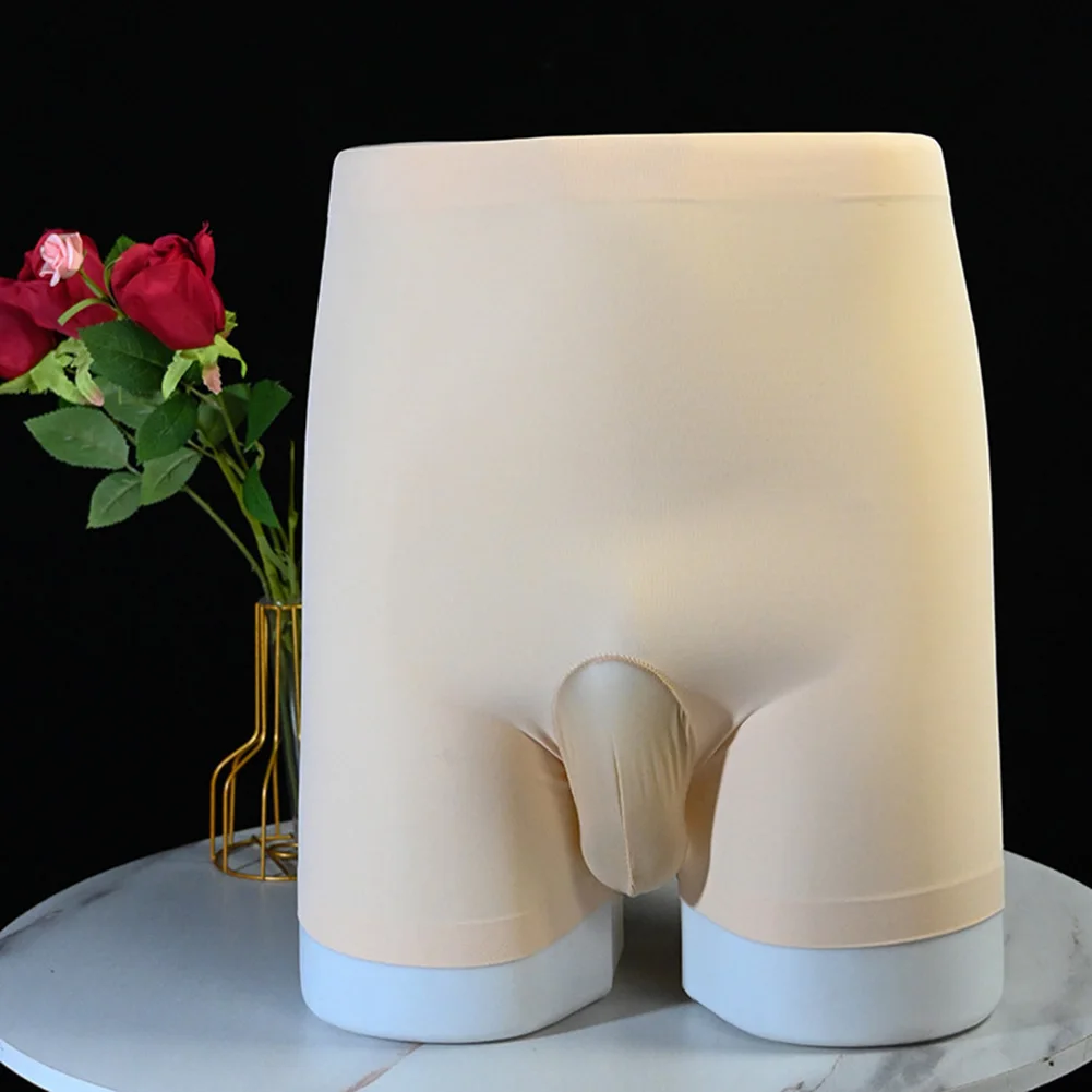

Men Sexy Sheer Mesh See Through Boxer Shorts Ball Pouch Wrap Egg Erotic Underwear Hip Lift High Waist Boxer Briefs Sissy Panties