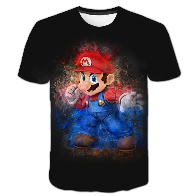 

Kids Clothes Cartoon Tops Tee Super Mario T-shirts For Boys Girls T Shirt Children's Clothing Tops Mario T-shirt Boy Baby Tees