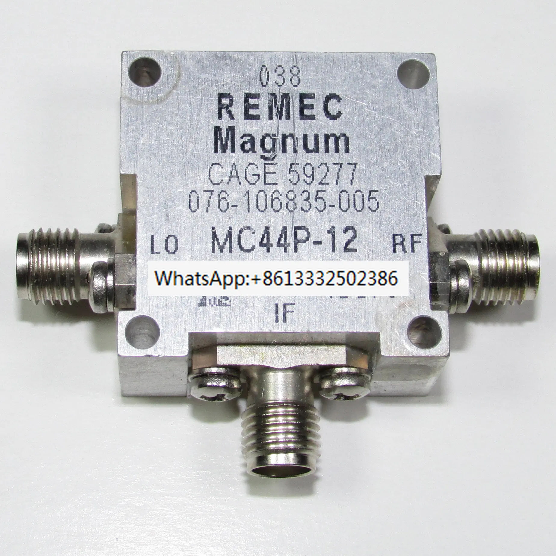 

MAGNUM MC44P-12 4-12GHz SMA RF микроволновый коаксиальный двойной сбалансированный миксер