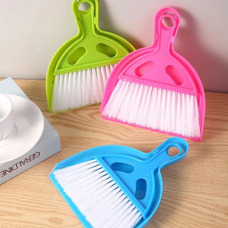 

household desktop Mini broom keyboard cleaning brush small broom set with dustpan computer sundry brush