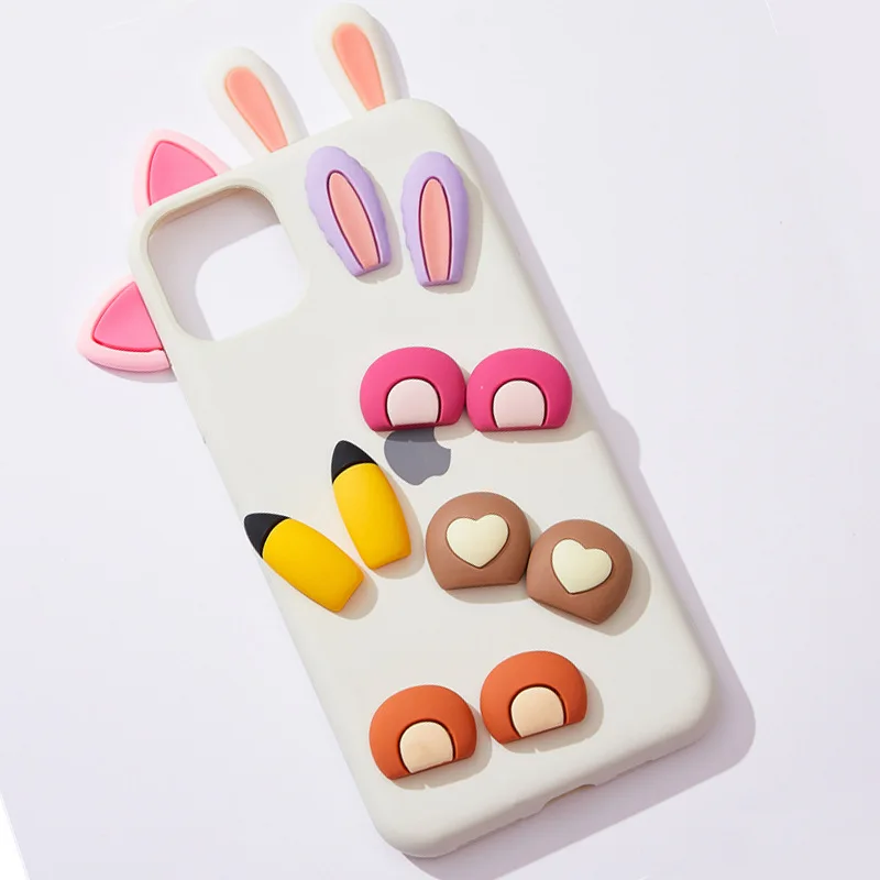 

kawaii resin cabochon cartoon animals flatback accessories for diy jewelry making cute ear scrapbooking embellishment supplies