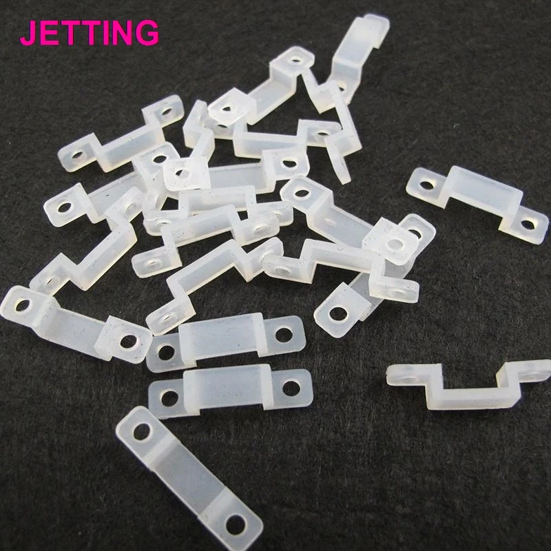 

10Pcs Silicone LED Strip Holder Fixing LED Strips Light Clip For 12CM Width SMD 5050 5630 RGB Flexible LED Strip Lights