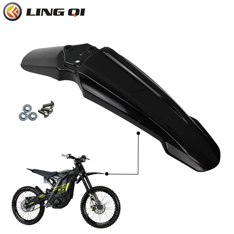 

LING QI Electric Motorcycle Front Mudguards Fender For Sur-Ron Sur Ron Surron X S Light Bee Off-Road Electric Vehicle