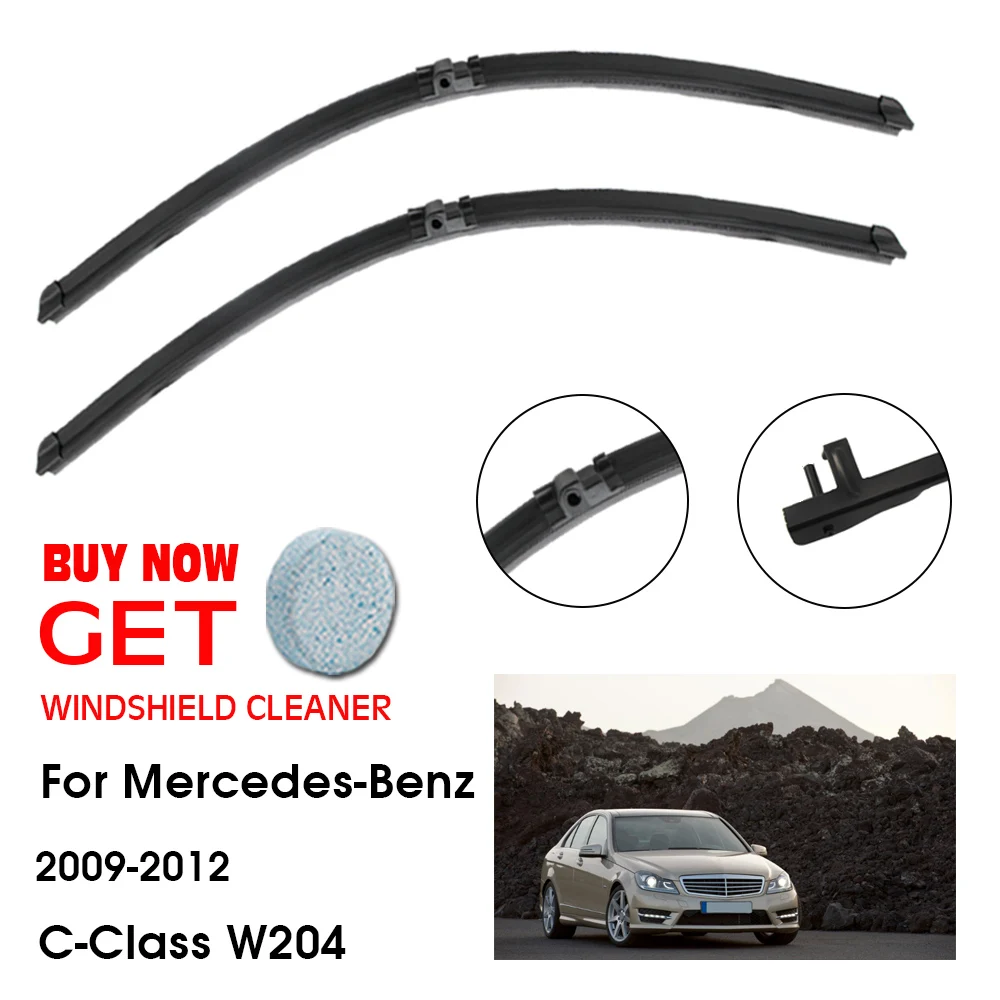 

Car Wiper For Mercedes-benz C-Class W204 24"+24" 2009-2012 Front Window Washer Windscreen Windshield Wipers Blades Accessories