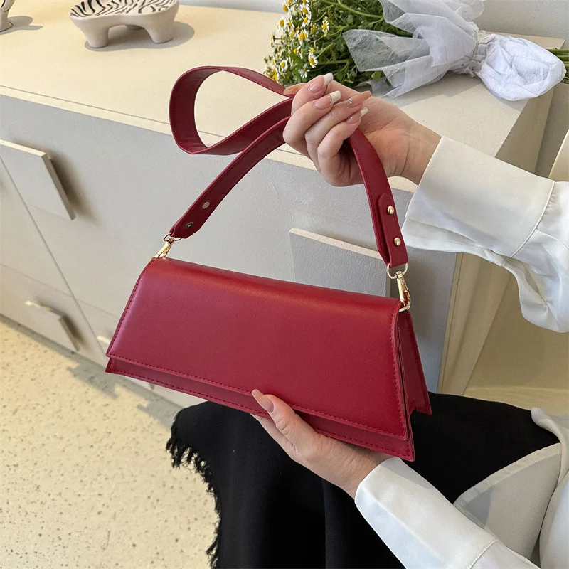 

Винтажная роскошная дизайнерская сумка и кошелек, однотонная женская сумка на плечо с клапаном, сумка через плечо с широким ремешком, Высококачественная сумка-мессенджер