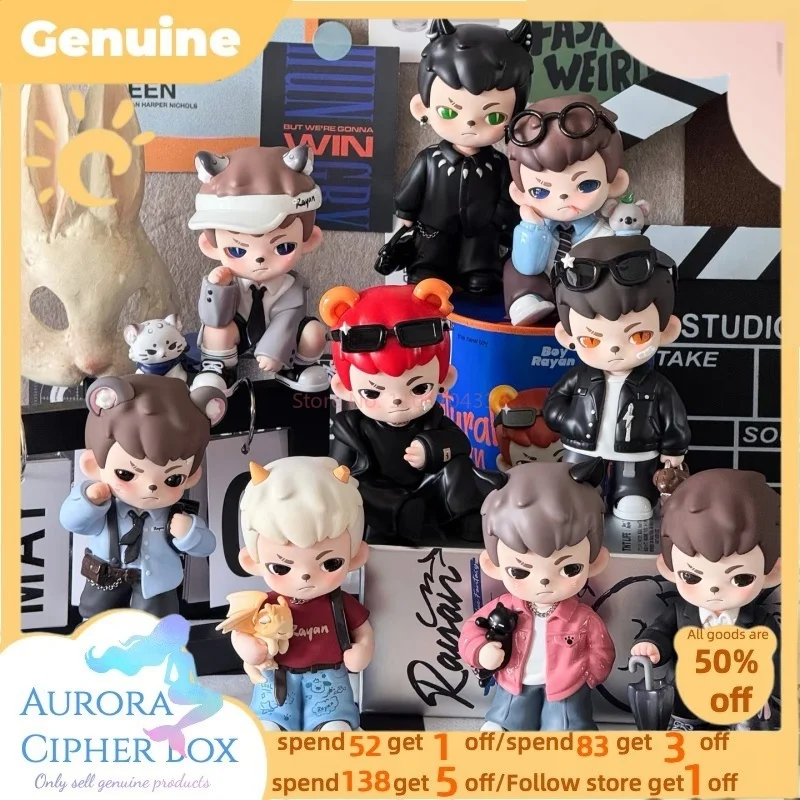 Фото Новая серия Tnt Rayan All Life Blossoms Natural-Born Player Blind Box, фигурка аниме V3 V4, модная модель, подвеска на рюкзак, коллекция №4