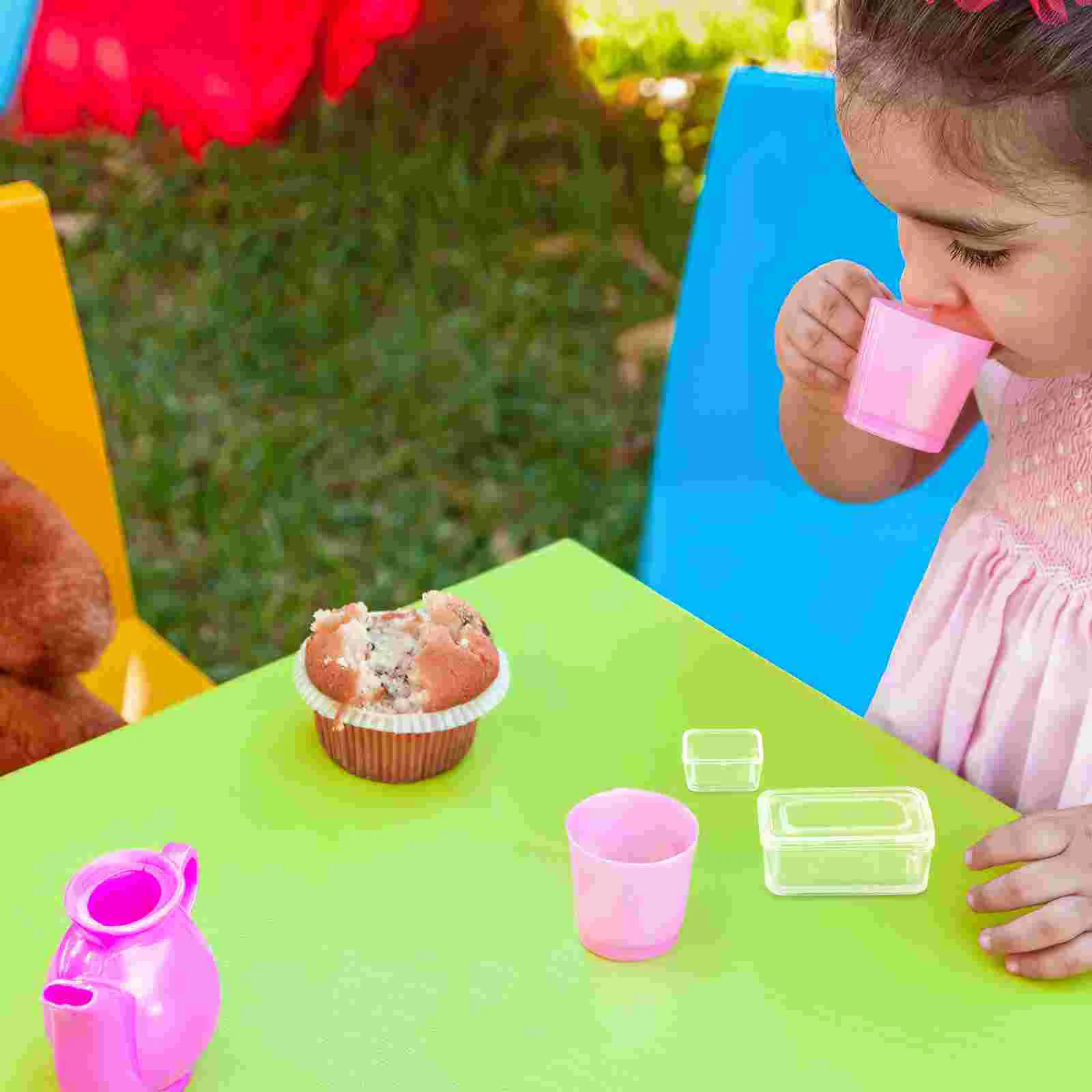 4 шт. коробка для хранения игрушек дом мини-поделки кухонный декор украшение