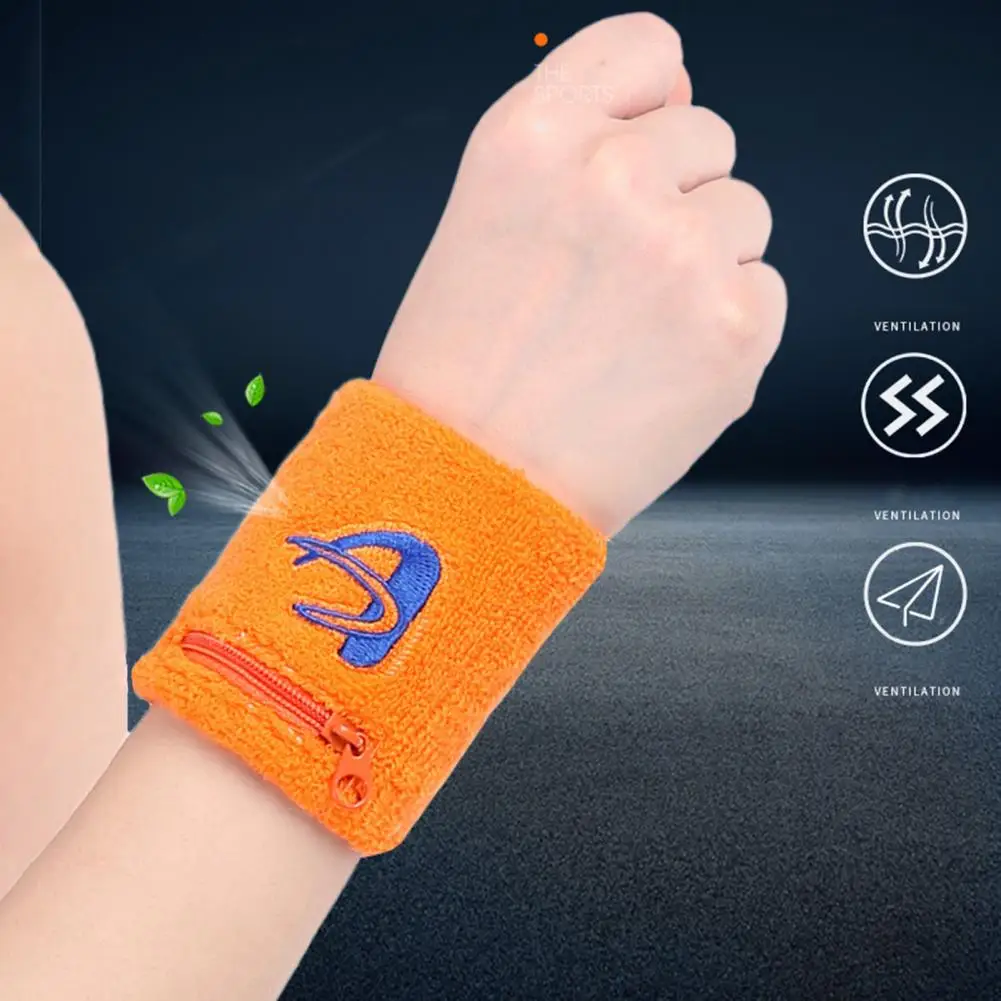 

2Pcs Useful Sweatband Durable Skin-friendly Sports Sweatband Wear-resistant Sports Exercise Wristband