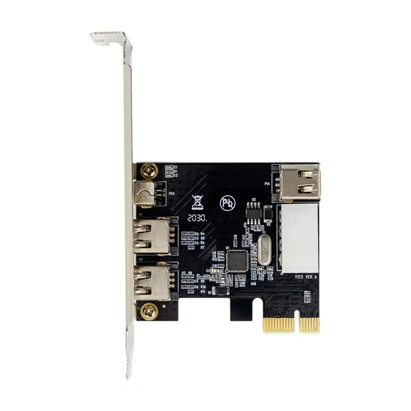 Фото A53M-VT6315 1394A Firewire 4Pin PCI-E 1X To PCI-Express IEEE1394A 3+1 Карта расширения с адаптером звуковой карты №3