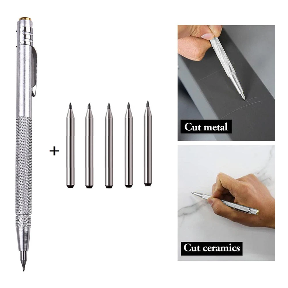 

Scriber Pen Tungsten Carbide Engraving Pen Marking Carving Scribing Marker Tool For Glass Ceramic Metal Wood Hand Tool