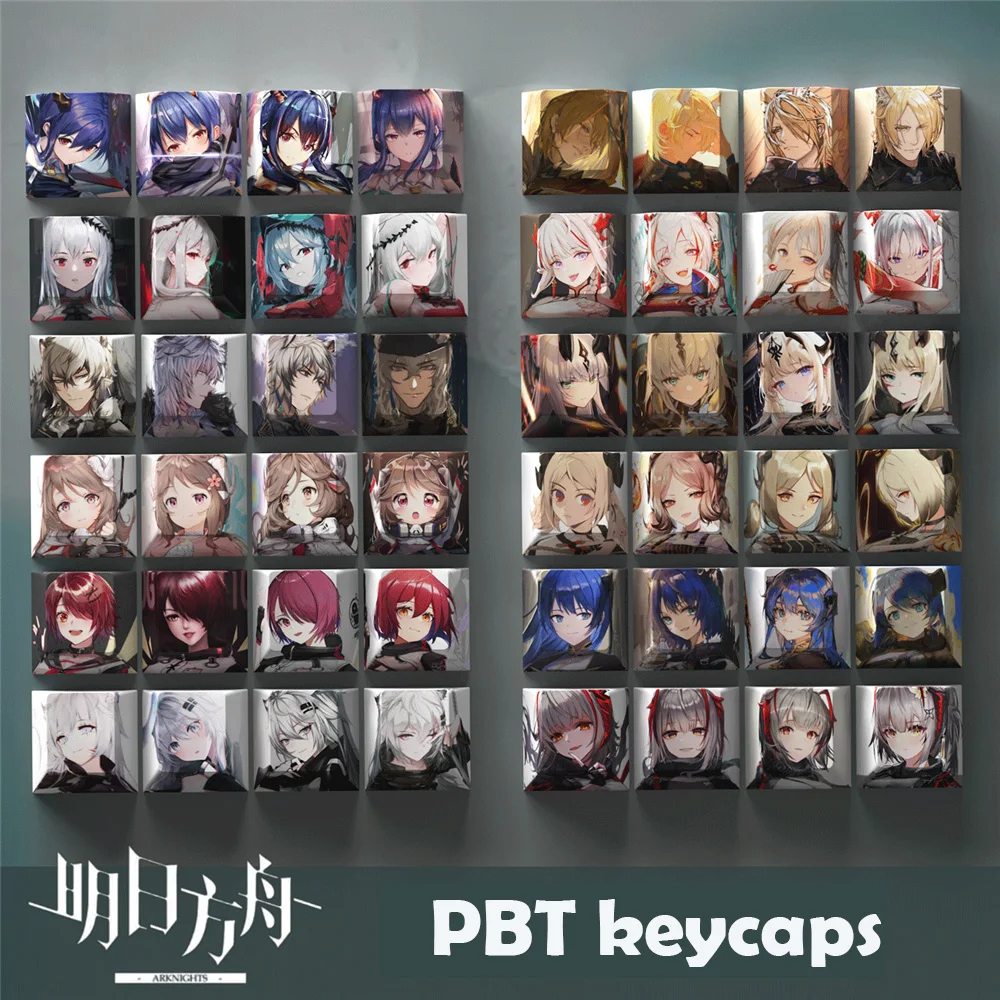 Колпачки для клавиш с персонажами аниме и вишневым профилем