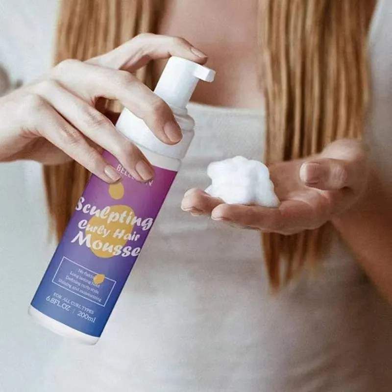 

200 мл, мусс для кудрявых волос, пенопласт для фиксации волос, мусс для сильной фиксации волос, фиксирующий фиксатор для фиксации кудрявых вол...