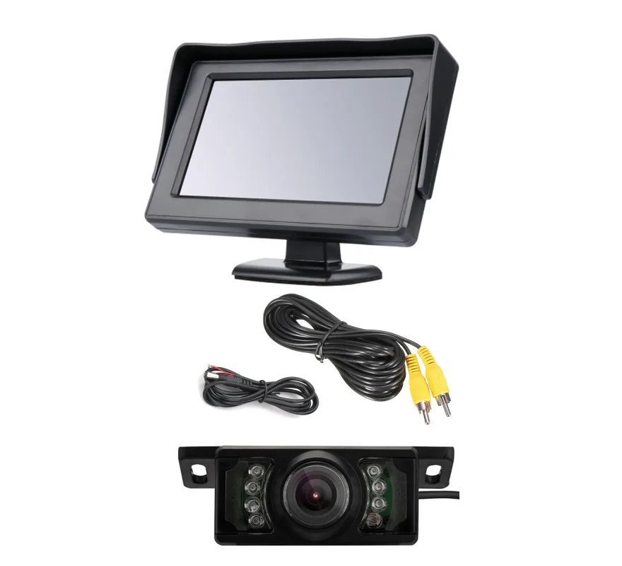 

Wireless 7 inch Car Monitor Screen Rear View Camera For Truck Bus RV Trailer Excavator Rearview Image 12V-24V Display