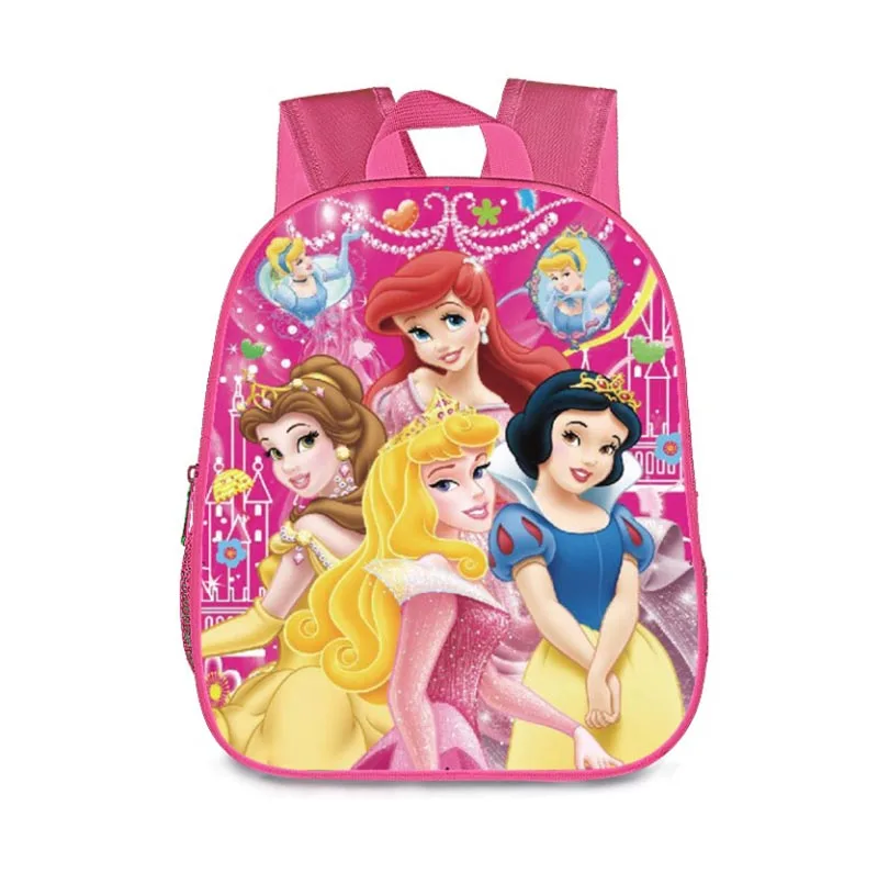 Disney-Mochila escolar de Blancanieves para niña, bolso de hombro para guardería, 12...