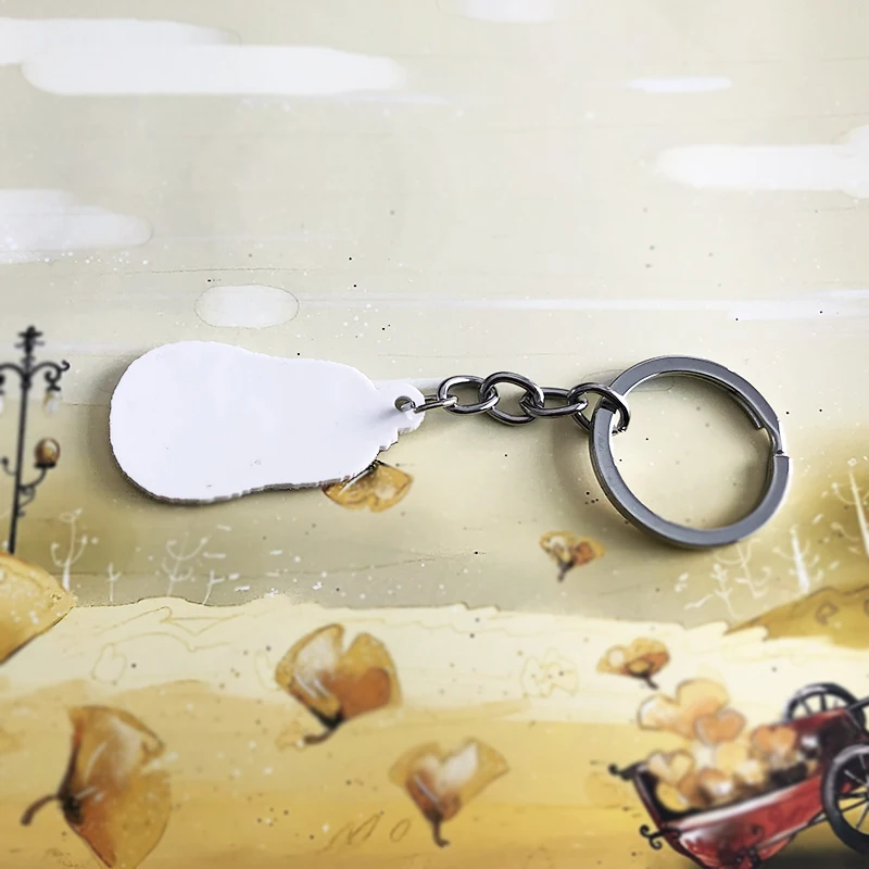 Цепочка для ключей с подвеской из акриловой смолы 6 брелоков |