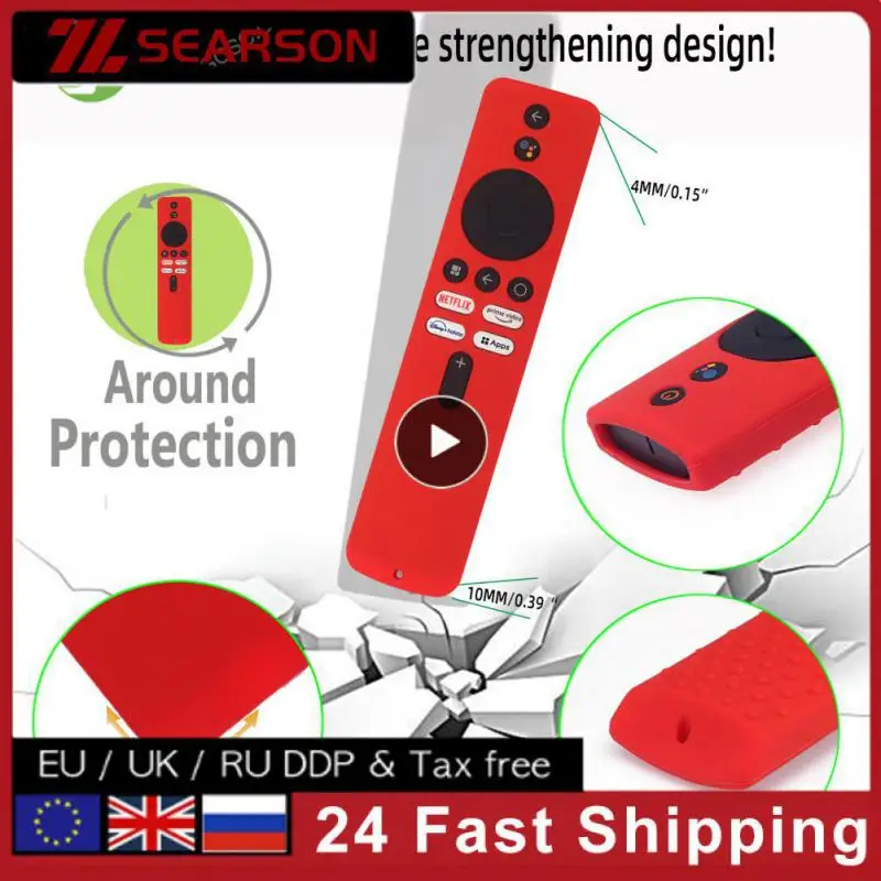 Силиконовый чехол для пульта дистанционного управления для Xiaomi MiTV Stick противоударный чехол для пульта дистанционного управления противоударный чехол для смарт-ТВ со шнурком