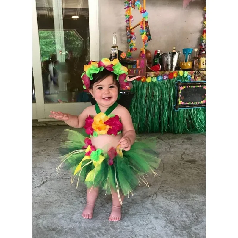 Гавайская тропическая вечеринка тематический декор гавайская юбка вечерние шоу