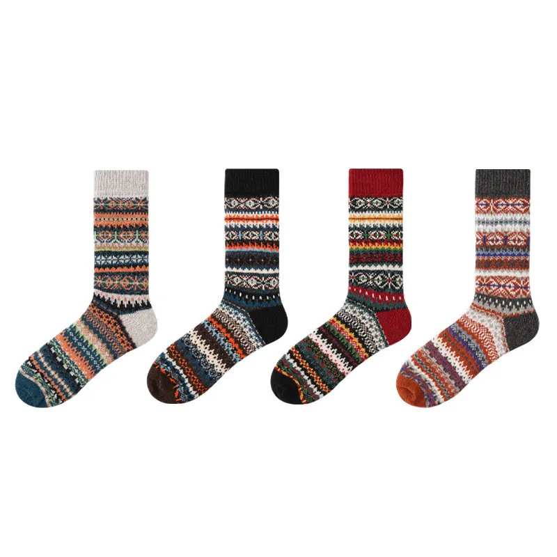 5  Pairs Winter Super Warm  Wool Thick Women Socks High Quality Dropshipping Choice