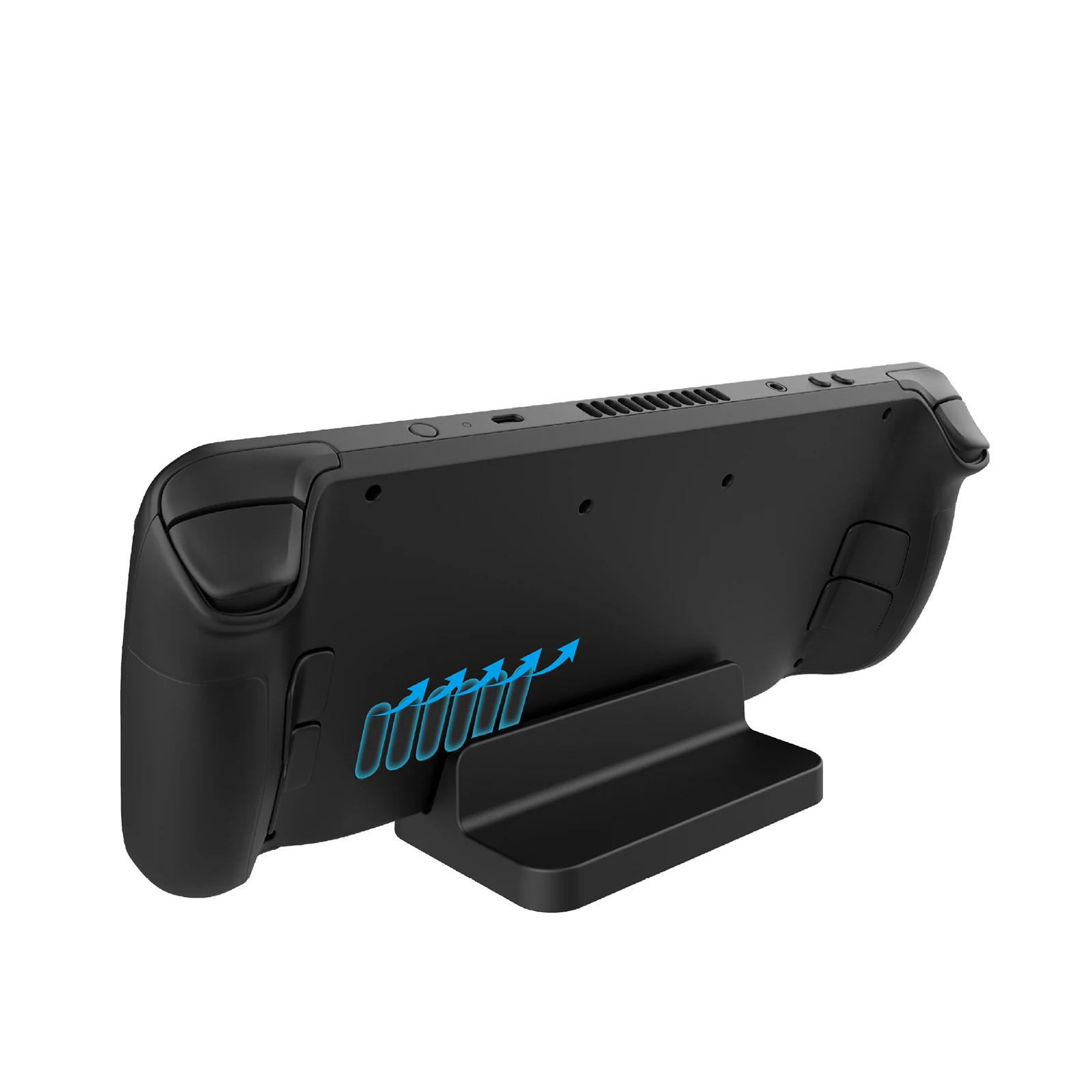 

Game Console Base Rack for Steam Deck Console Stand Non-slip Game Machine Holder with Charging Cable Accessories