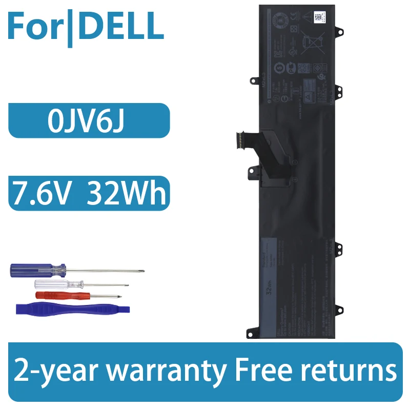 Для Dell Inspiron 11-3000 3162 3164 3168 0JV6J 8NWF3 PGYK5 0HH6K9 7 6 В 32 Втч аккумуляторы для ноутбуков
