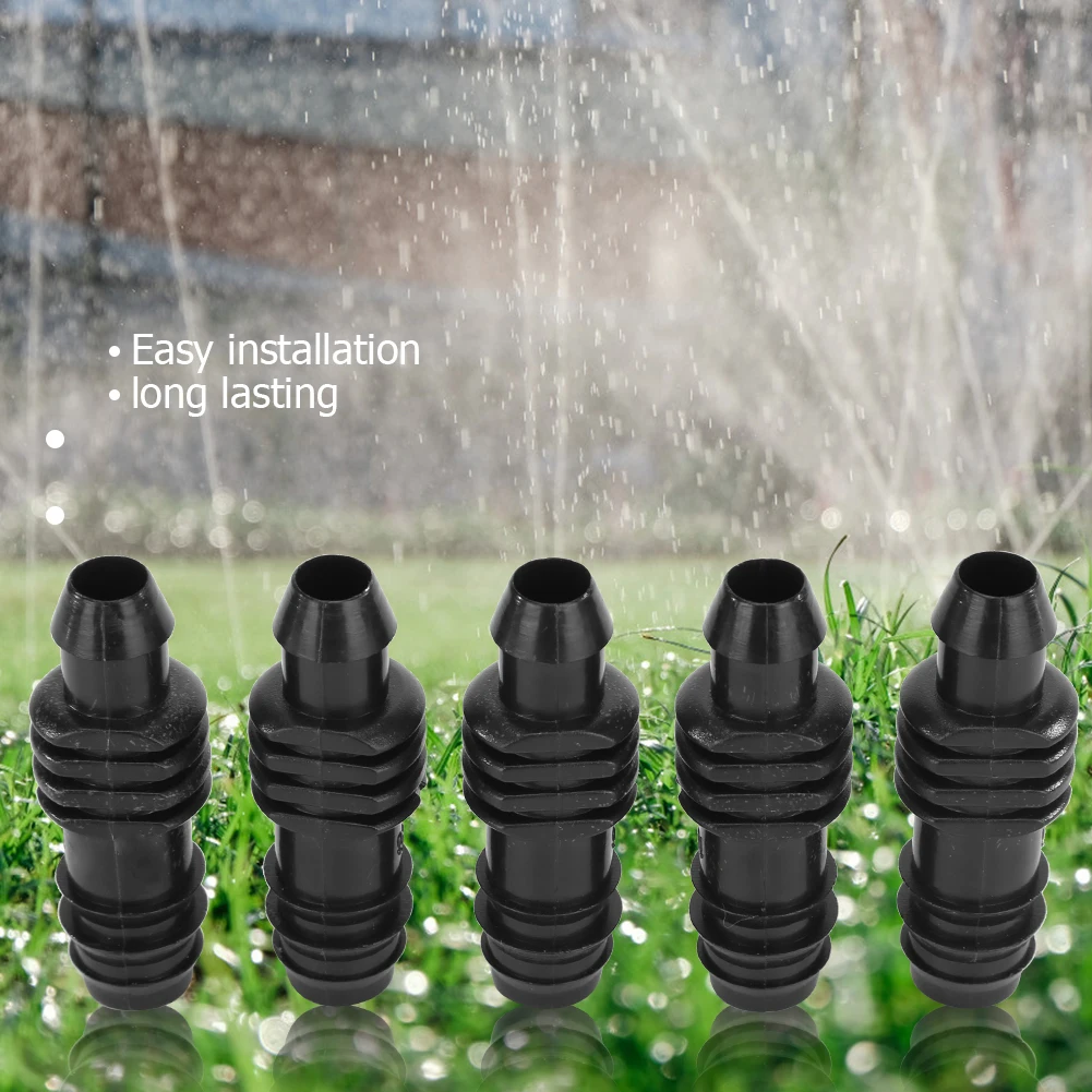 

15pcs Garden Irrigation Straight Barbed Hose 16mm Connector Watering Joints
