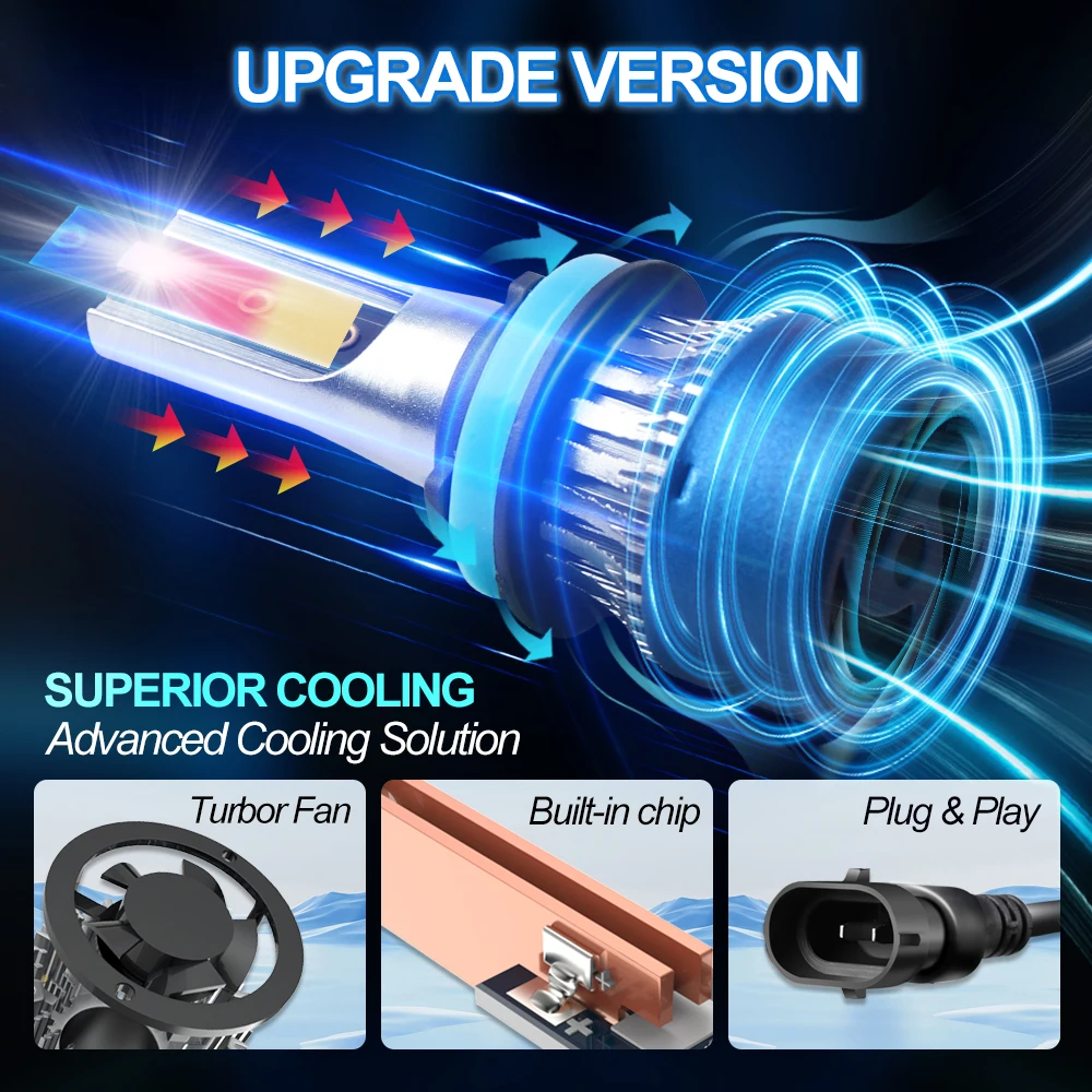 Honda Accord IX Saloon (CR) 2012-2023 Светодиодные Лампы Для Фар 9005 HB3 H1 H11 Дальний/ближний Свет 26000K