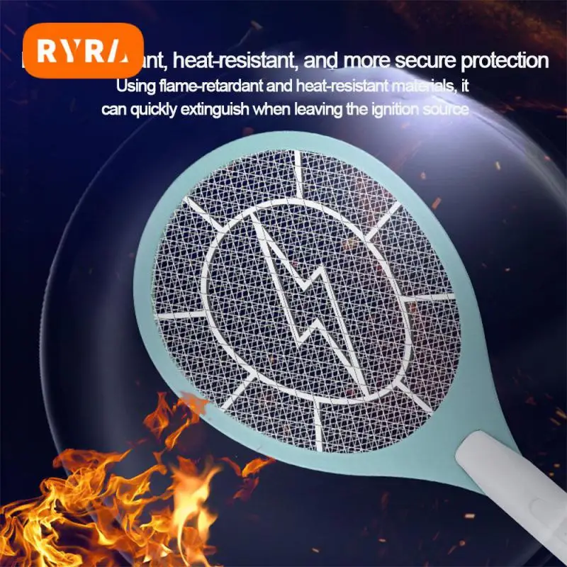 

Mosquitos Killer Hand-held Mosquito Racket Killler Mosquito Electric Fly Swatter Rechargeable Electric Mosquito Racket