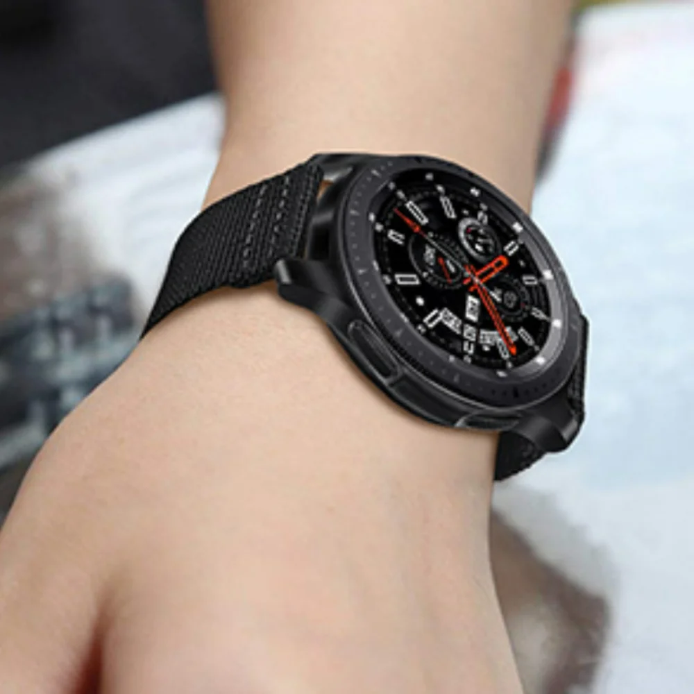 Strap For Samsung Galaxy Watch 46mm/Gear S3 Classic/Frontier/3 45mm Huawei Watch 3/GT 2 46mm for 22mm Nylon Bracelet Amazfit GTR