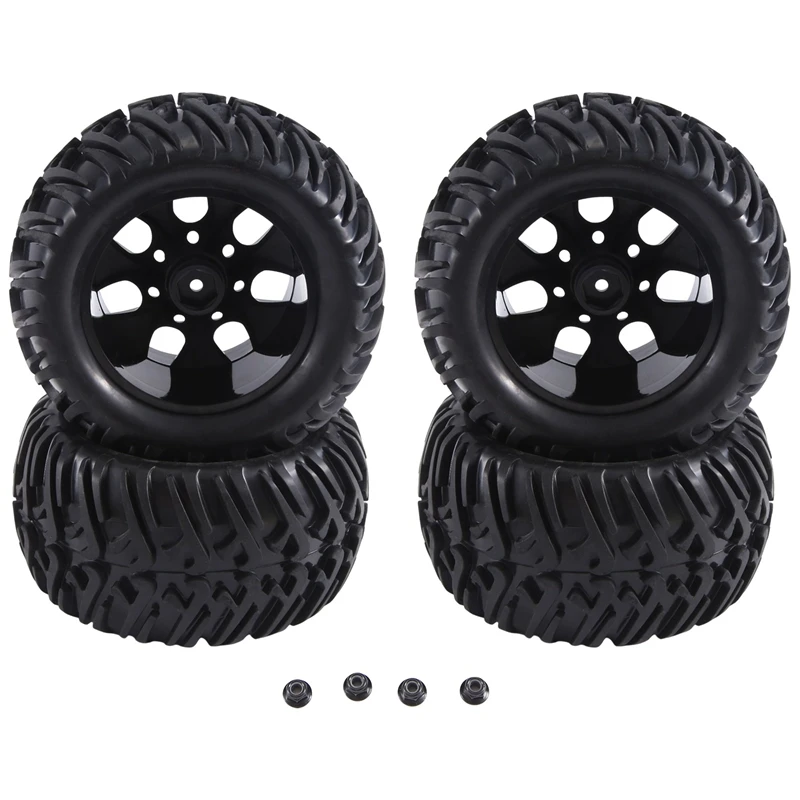 4 шт. 125 мм 1/10 короткая грузовая шина для колес 12 шестигранная Traxxas Slash Arrma Senton Huanqi 727