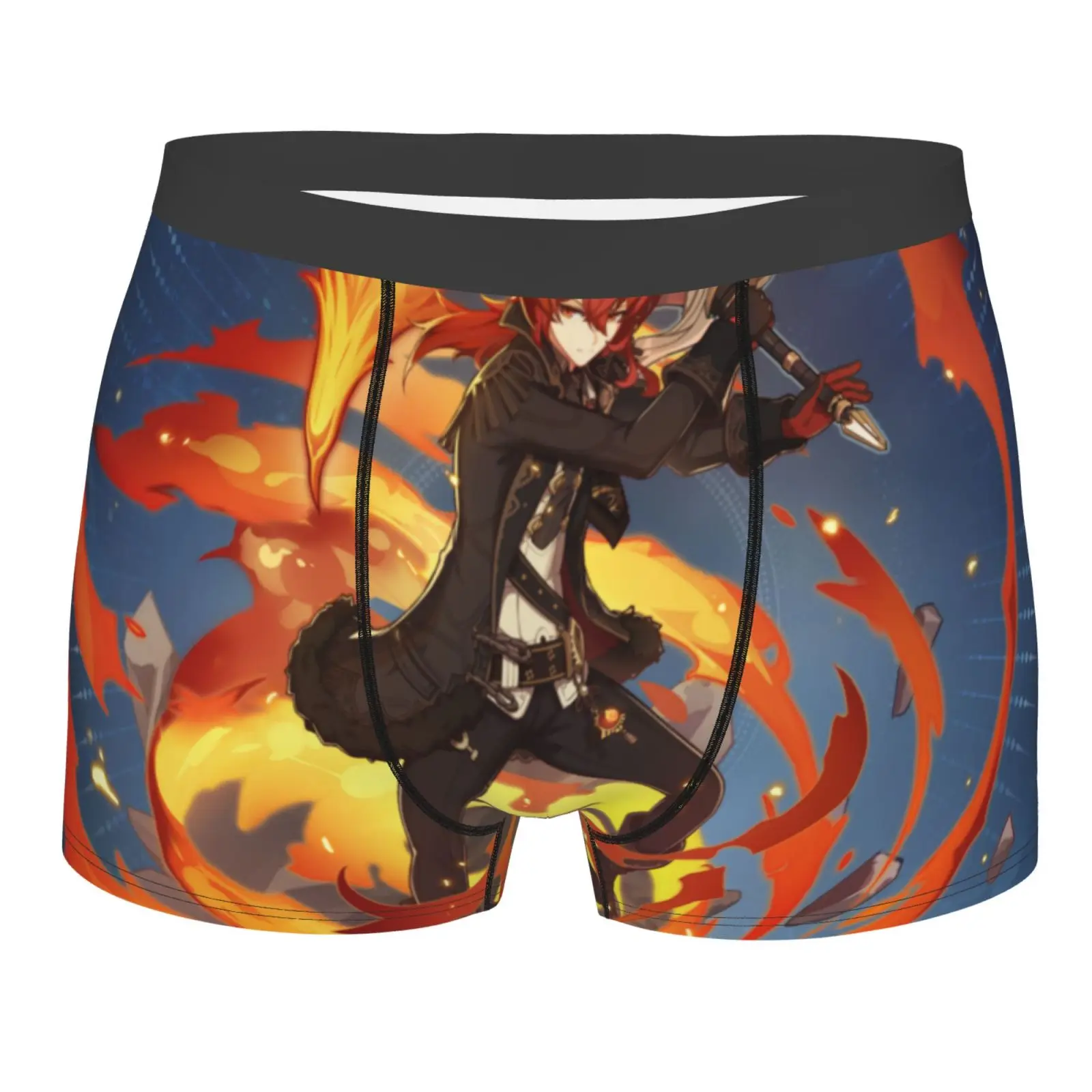

Diluc - Genshin Impact 1042 Men's Panties Pack Boys Boxer Shorts Women Cool Cool Boxer Moldeador Hombre Men Sexy Man Undrewear
