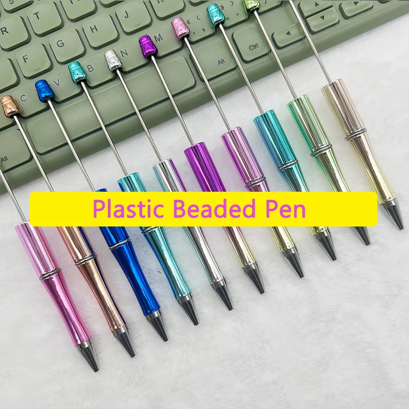 

Ручка шариков 10 шт, креативная пластиковая ручка «сделай сам» с бусинами, свадебный подарок, свадебные сувениры, сувениры для гостей